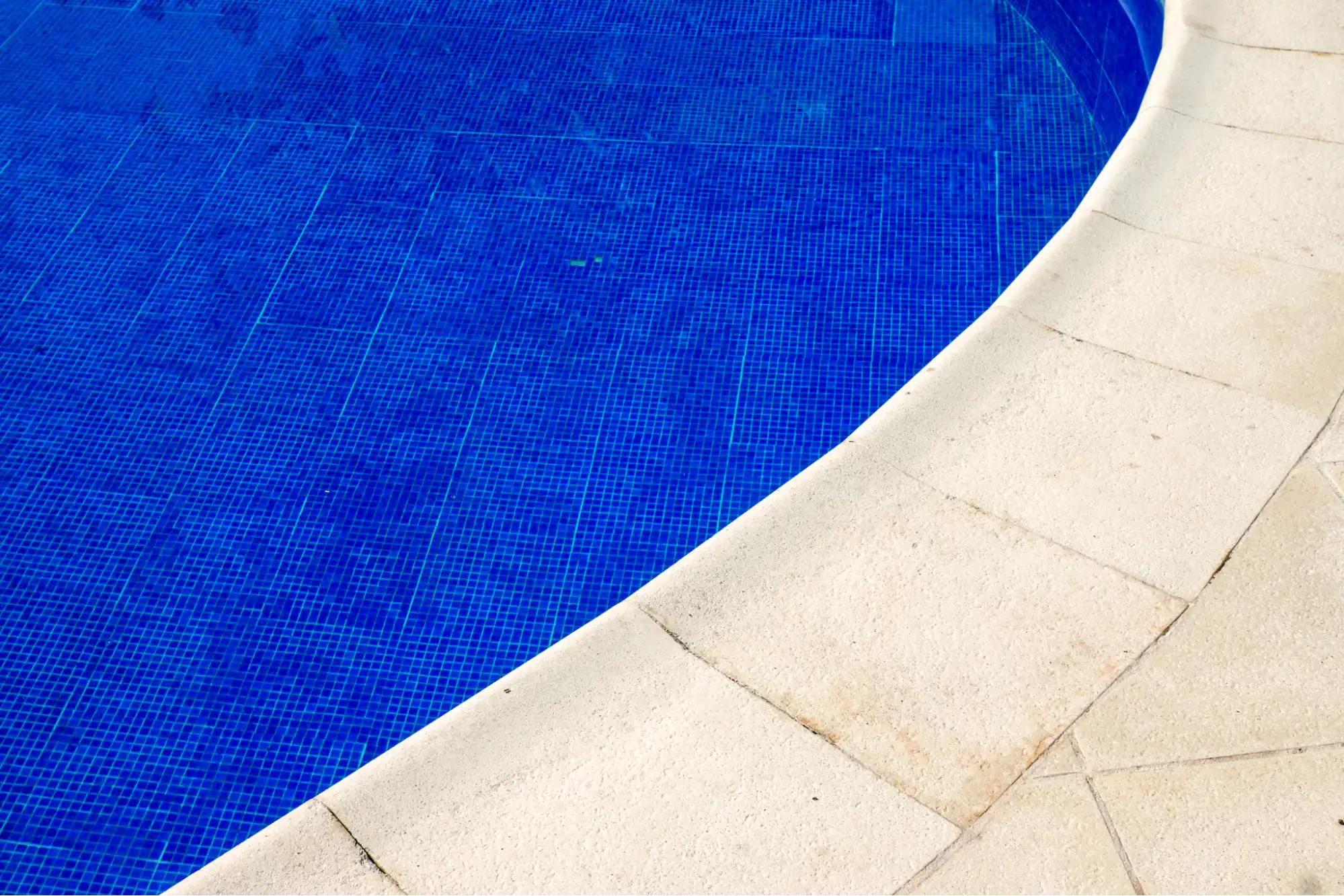 View of edge of swimming pool