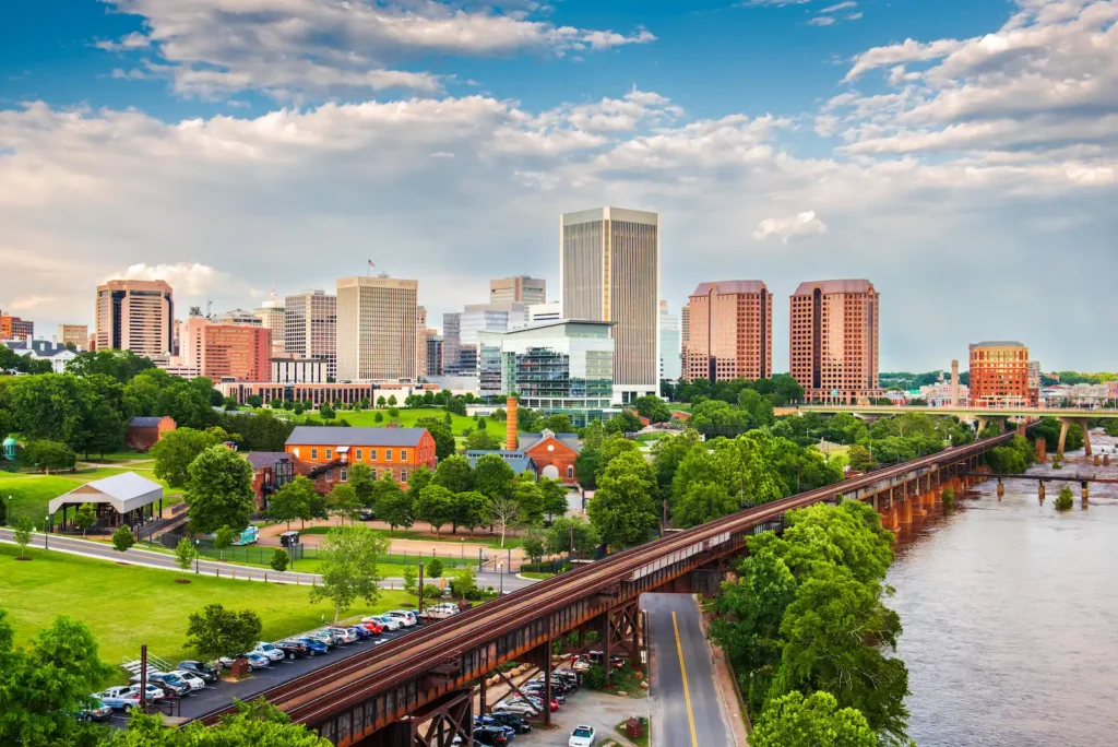 Skyline of Richmond Virginia